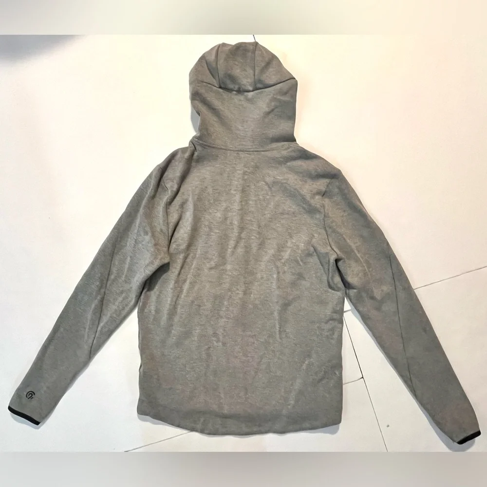 Champion Gray Hooded Jacket with Black Accents Women’s Size Medium - Picture 15 of 16